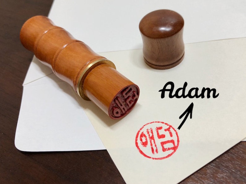 Custom Name Stamp Signature Stamp Personalized Stamp Etsy