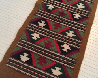Vintage-Quadrat-Muster marokkanisch Tischläufer