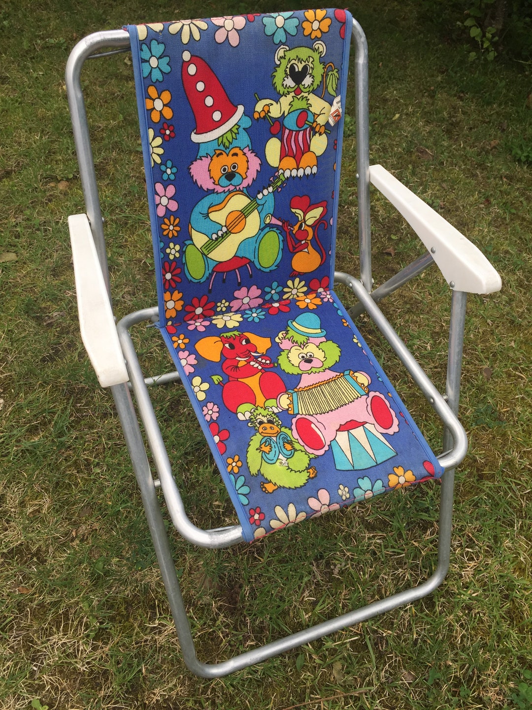 Gartenstuhl Stuhl Kind Space Shabby Vintage 70er Campingstuhl 80er  Elefanten Hippie DDR Stuhl Klappstuhl Kettler - Etsy.de