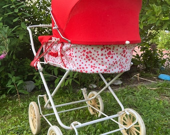 Doll's Pram Vintage 70s Hippie Waldorf Mid DDR Space Age Shabby Zekiwa  Spring Kay Hobbie Miss Boho Upcycling 80s DDR Nostalgia Easter - Etsy