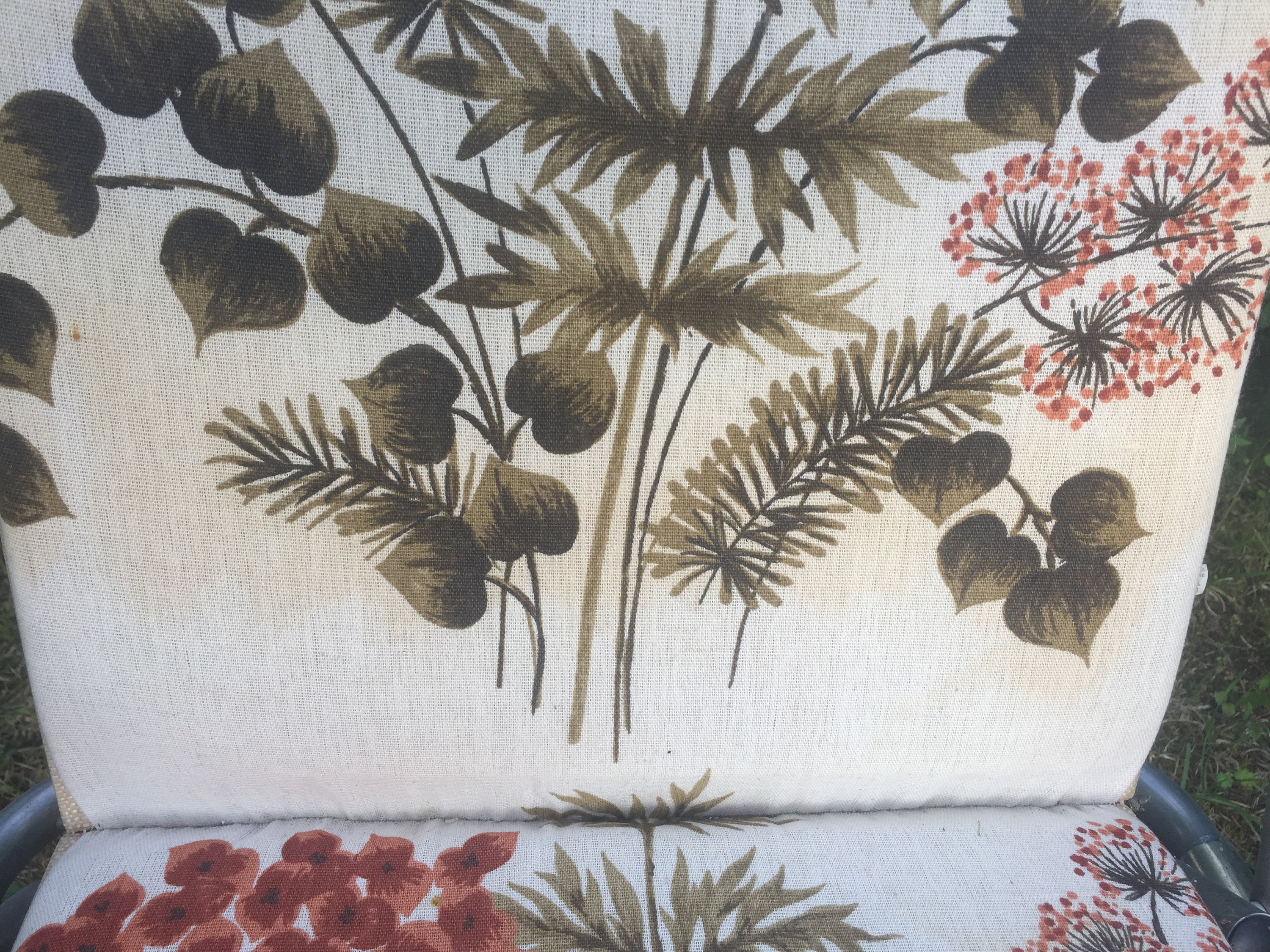 Silla de jardín 50s 60s Rockabilly Alu Silla plegable flores | Etsy