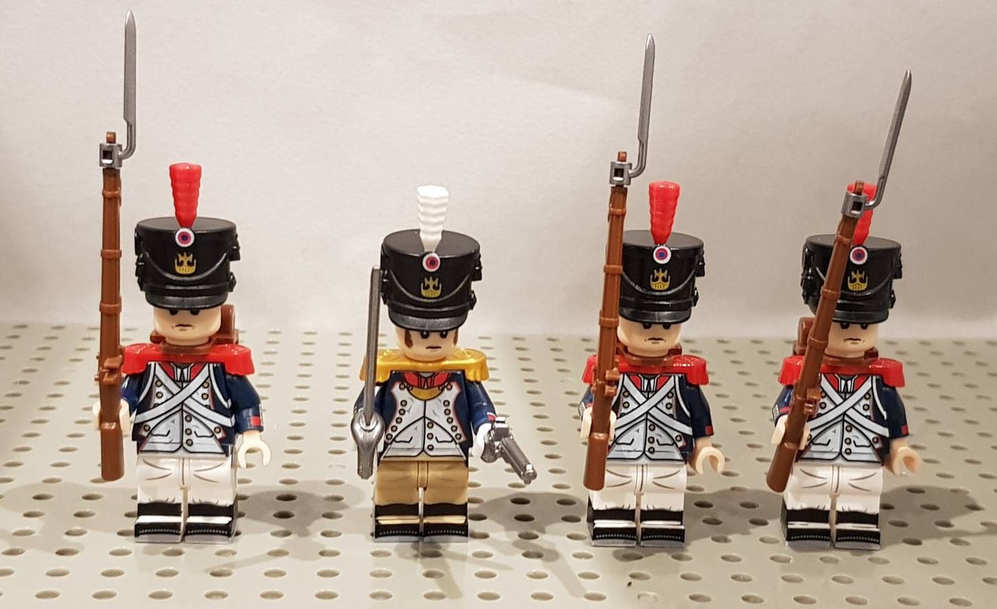 Custom Napoleonic French Line Infantry 4 Minifigures Including Etsy UK