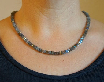 Labradorit Square Collier