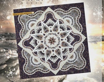 Wzór Arctic Star Queen autorstwa Quiltworx