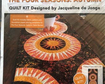 BeColourful - AUTUMN Table Runner Quilt Kit by Jacqueline de Jonge
