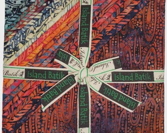 Island Batik FIRE AND ICE Fabric Stack 10-calowe kwadraty batikowe