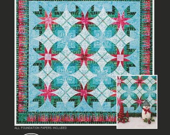 Wzór na różę bożonarodzeniową od BeColourful