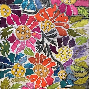 Laura Heine BOHO Blooms Collage Pattern Block of the Month Series