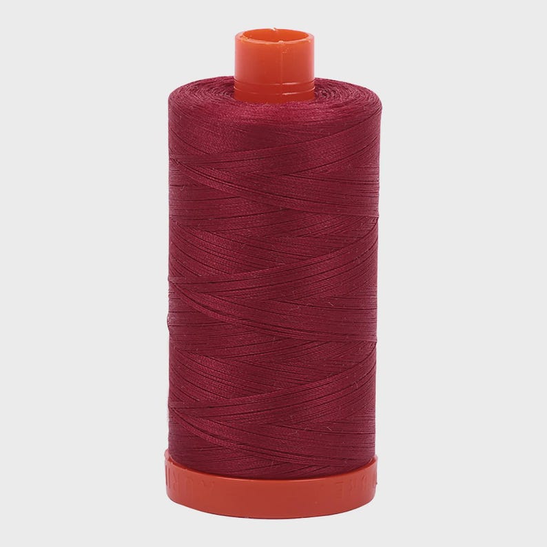 Aurifil Cotton Thread 50wt 1422yds #1103 Burgundy