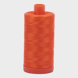 Aurifil Cotton Thread 50wt 1422yds #1104 Neon Orange