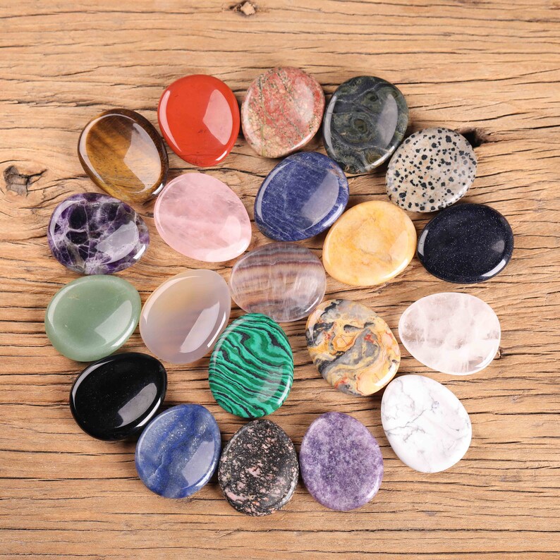 Wholesale Worry Stone Anxiety Relief Crystal Therapy Etsy