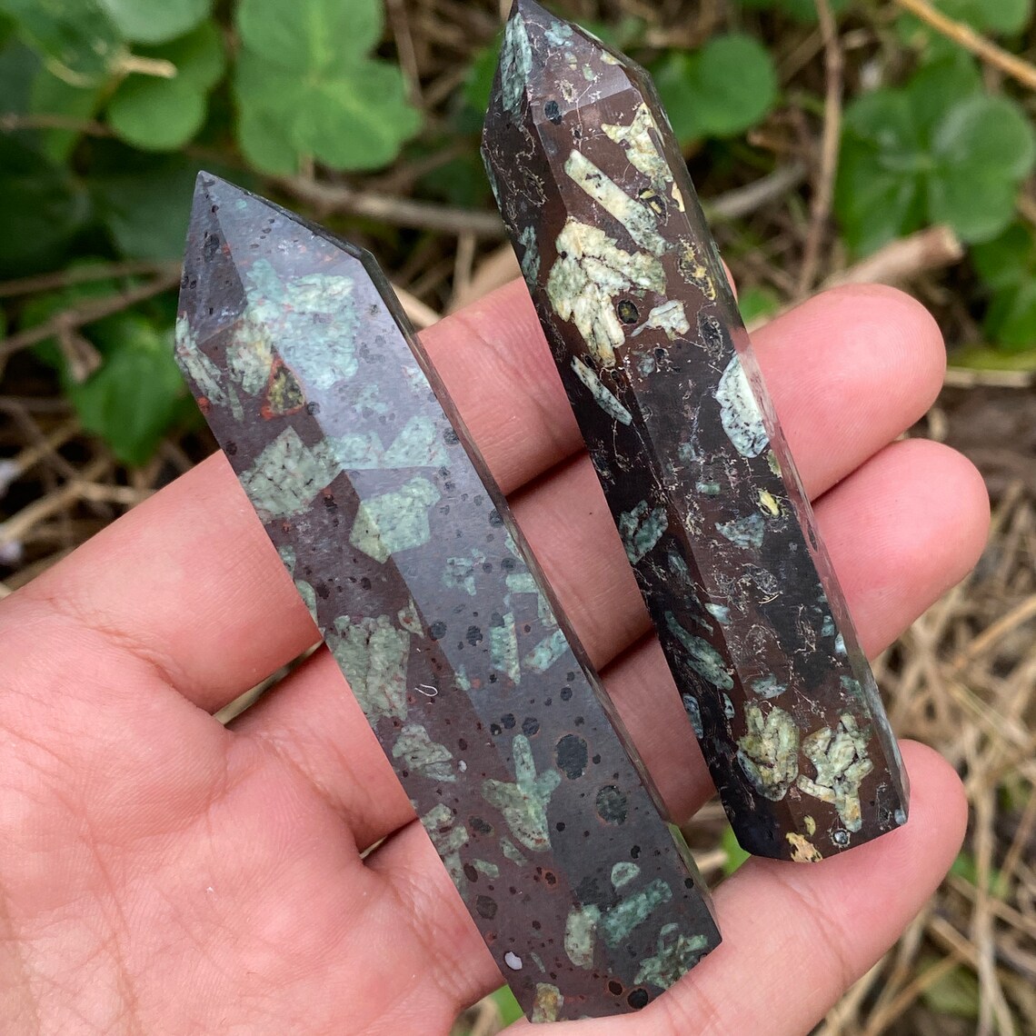 Chrysanthemum Stone Polished Point Tower chrysanthemum Etsy