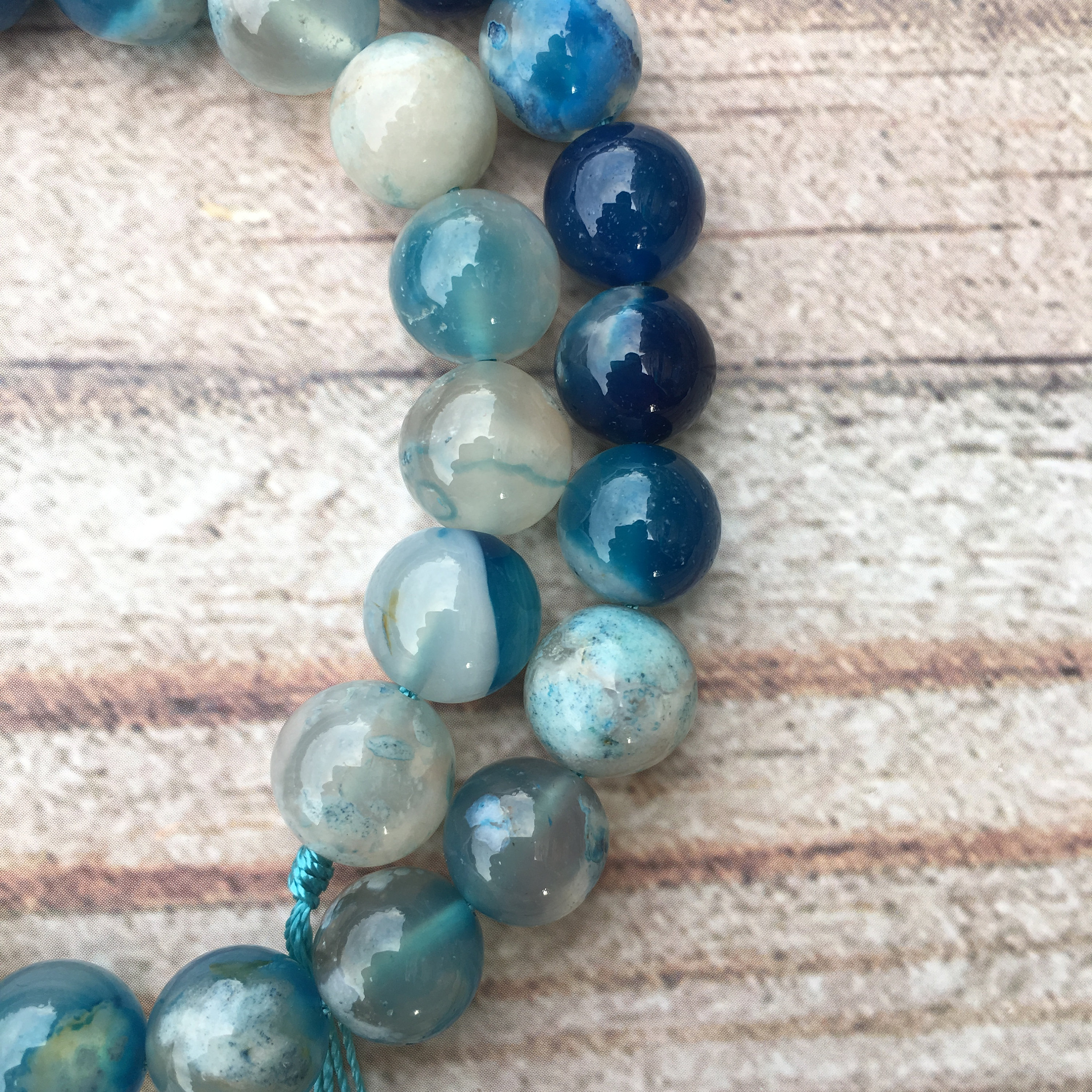 10mm Sakura Agate Beads Round Flower Agate Beadstranslucent | Etsy