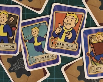 Un-official Fallout 4 / Fallout 76 S.P.E.C.I.A.L. Cards