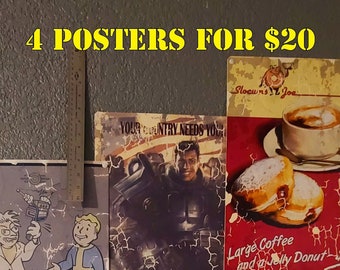Un-Official Handmade Fallout 4 - Posters - Over 50 to Choose From!!!