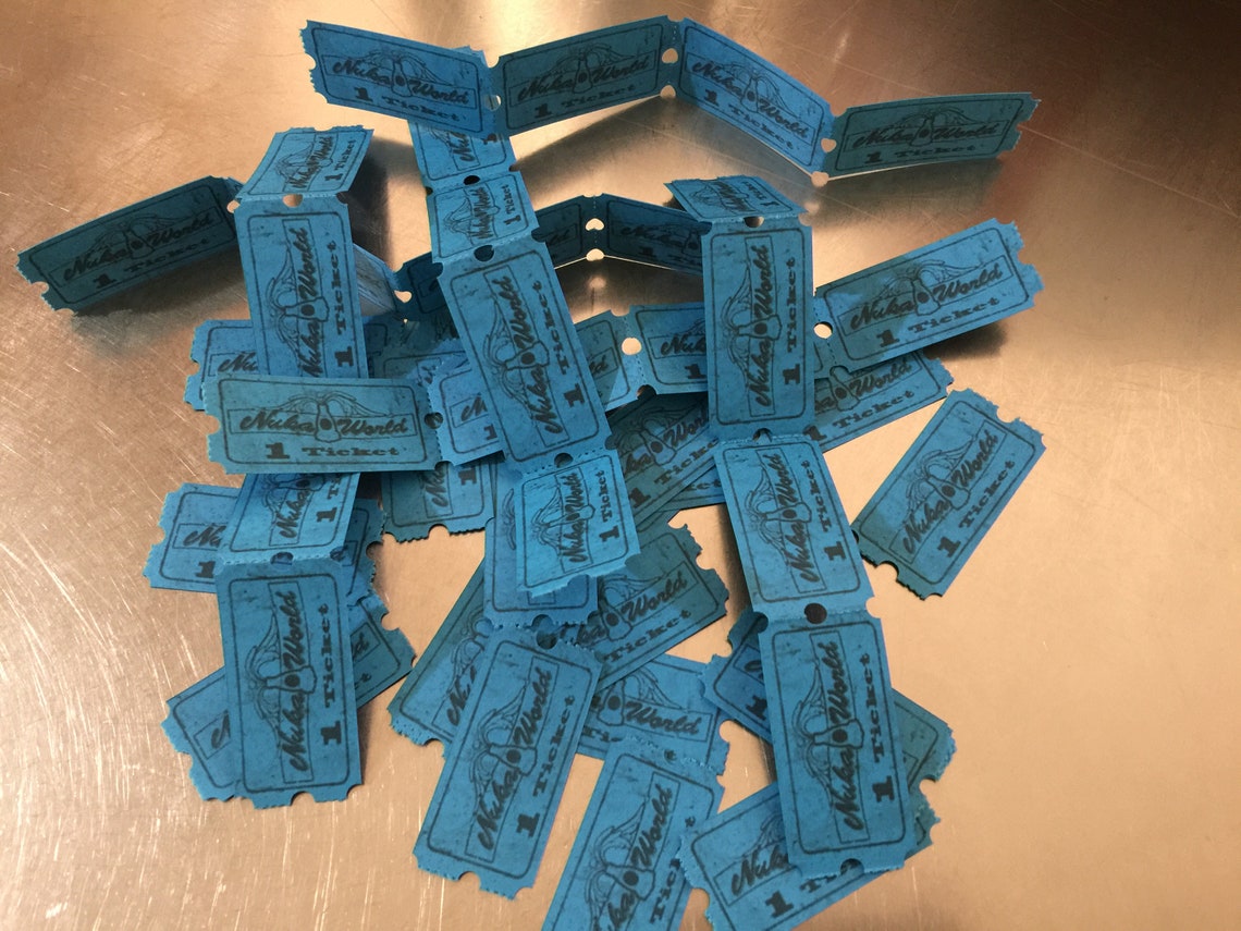 Un-official Handmade Fallout 4 Nuka World Arcade Tickets - Etsy