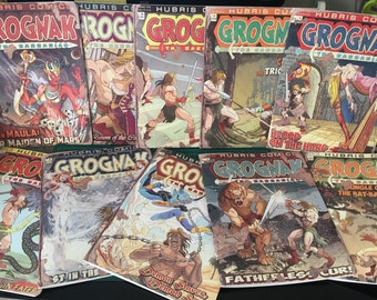 Un-Official Handmade Fallout 4 COMPLETE SET of Grognak Comics/Magazines Journals/Books