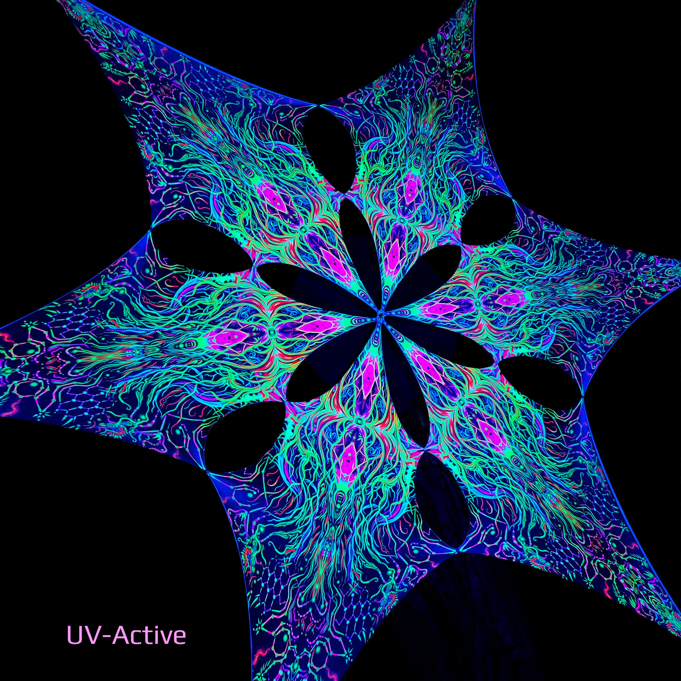 Psychedelic Ceiling Light - Etsy