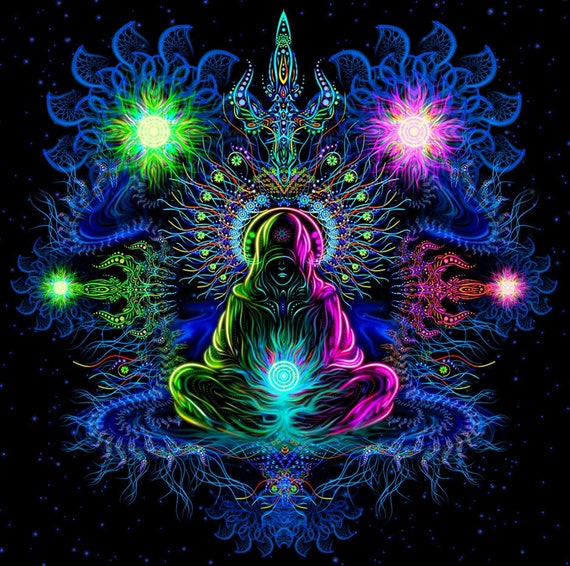 UV Psychedelic Backdrop : 