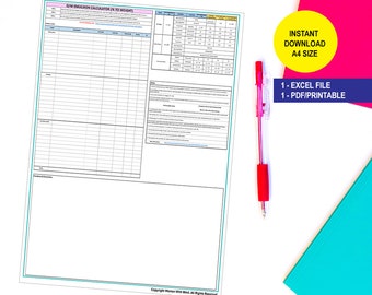 Skincare - Emulsion Calculator (Excel & PDF)