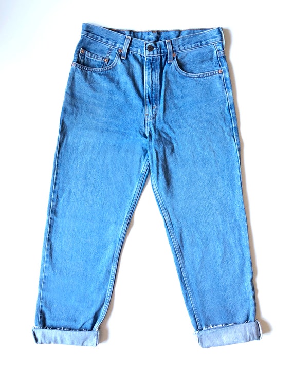 vintage 80's levi's 504 high waisted jeans