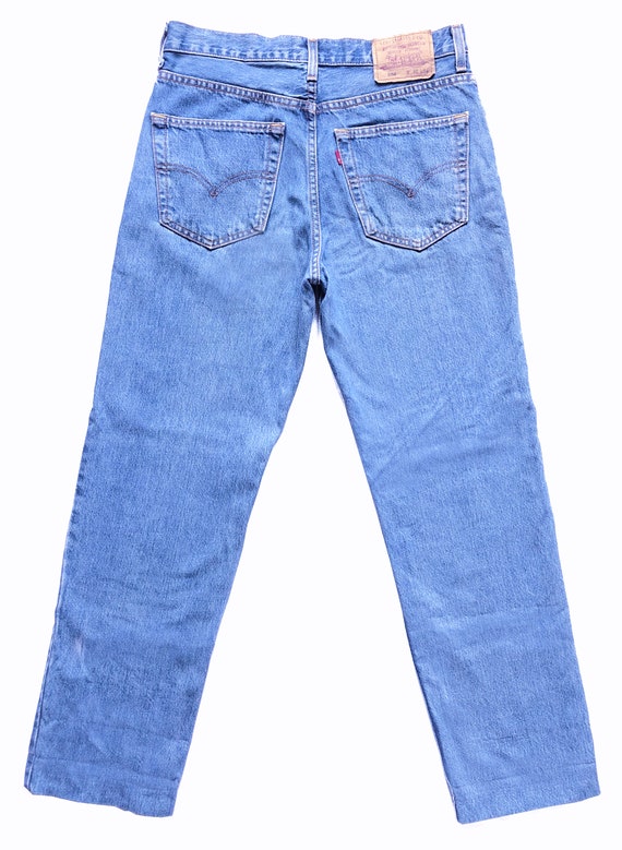 LEVI'S 504 Vintage Denim High Waist Jeans Light Wash … - Gem