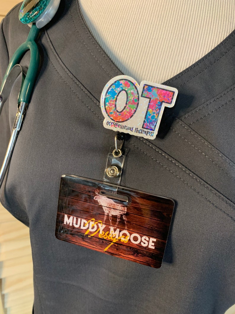 Colorful Interchangeable Badge Reel Custom Badge Reel Topper Etsy