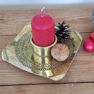 Handgefertigter schwedischer Kerzenständer für Stumpenkerzen 画像 1