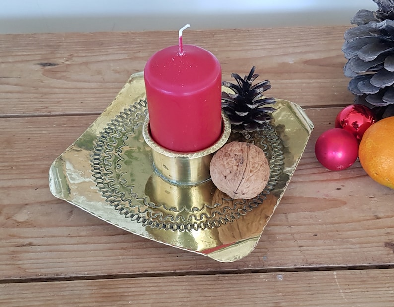 Handgefertigter schwedischer Kerzenständer für Stumpenkerzen 画像 1