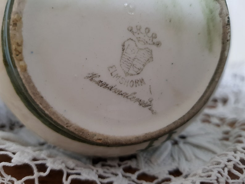 Very old hand-painted sugar tin
