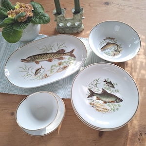 Porzellan fischteller