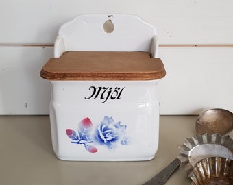 Antique storage container for flour, Swedish