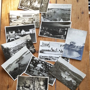 12 postais antigos de Gotemburgo, anos 1940/50