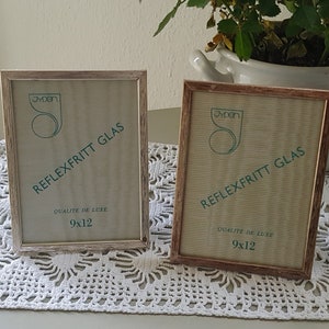 Två vintage fotoramar från "Jyden", Danmark