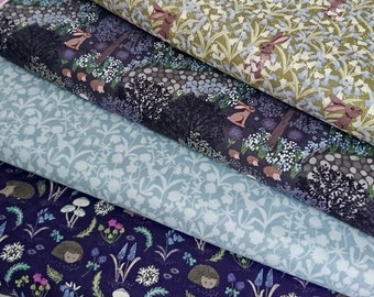 Bluebell Wood Reloved - Lewis and Irene - Cotton Fabric