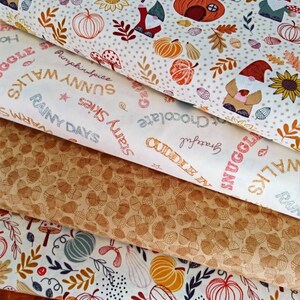 Snuggle Season - Lewis & Irene - Autumn Fabric - Cotton