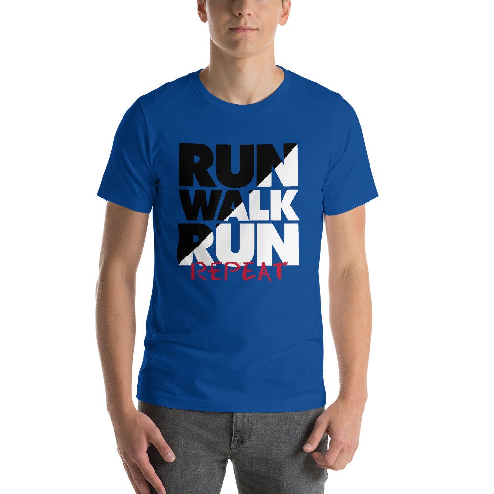 Run Walk Run... Repeat Bella Canvas Short-sleeve Unisex - Etsy