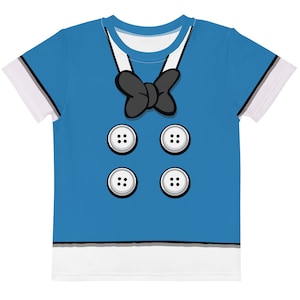 Donald Duck Caballero Version - Kinder/Kleinkind Laufshirt - Kostüm - Kurzarm