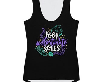 Poor Unfortunate SOLES - Ursula Inspired - Womens Athletic Tank Top