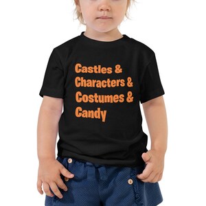 Castles, Characters, Costumes & Candy - Bella + Canvas Toddler Short Sleeve Tee