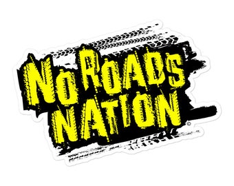 No Roads Nation - Official Logo Sticker