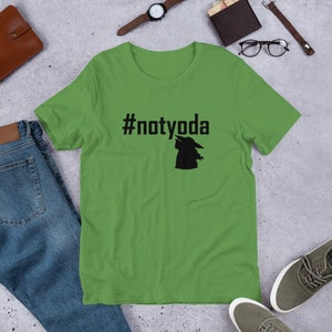 tagD - #notyoda - Star Wars Inspired - Bella + Canvas Premium Short-Sleeve Unisex T-Shirt