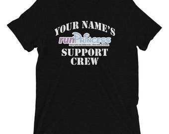 Customizable - runPrincess - Support Crew Bella+Canvas TriBlend Unisex Short sleeve t-shirt