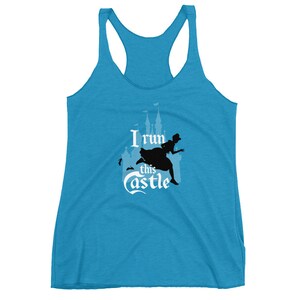 I Run This Castle - Cinderella Inspired - Next Level 6733 Women&#39;s Racerback Tank