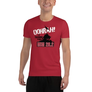 I&#39;m Training for MCM 26.2 - Marine Corps Marathon Training - MaxDri Men&#39;s Athletic T-shirt