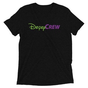 Dopey Crew Bella+Canvas Unisex Triblend Short sleeve t-shirt