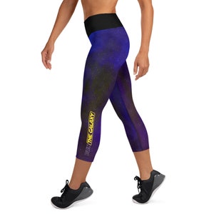 RUN The Galaxy - NEW 2020 Version - Yoga Capri Leggings w/inside pocket