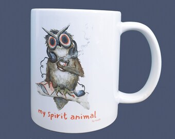 Cup, my spirit animal, owl