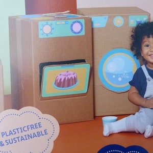 Coole Sticker für Kartons Küche Kinderküche Spielküche Stickerset Aufkleber Etiketten Kitchen Karton Kiste Kinderküche Badala Geschenk