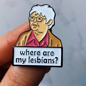 Lesbische emaille pins LGBT emaille pins Pride emaille pins regenboog pin queer pin lesbische trots pin LGBTQ badge sapphic pin Gay Pride cadeau